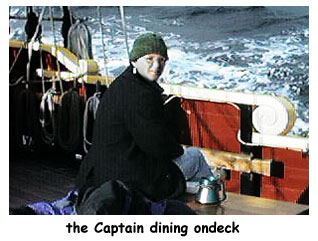 tamara eating ondeck